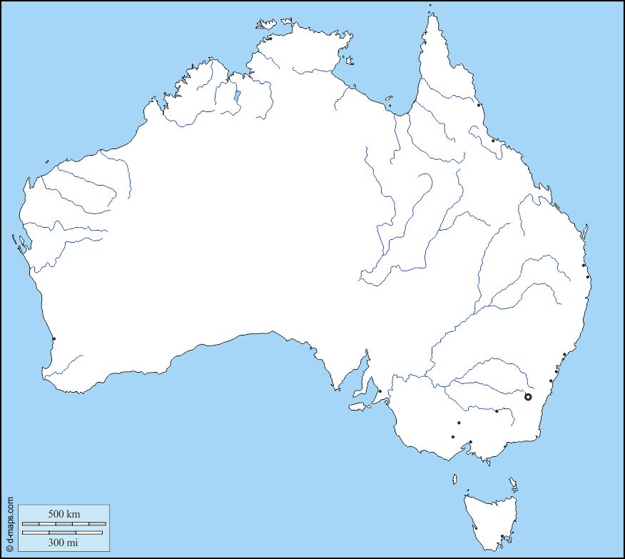 Map of Enverito service coverage in Australia